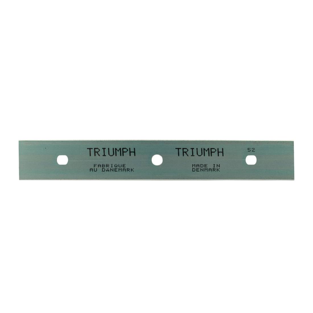 Triumph Carbon Blades - 6 Inch - Single Blade Front View