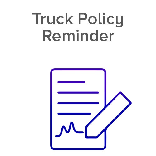 Truck Policy Reminder Icon