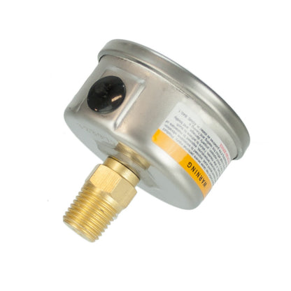 Tucker 0-160 PSI Liquid Pressure Guage Back View