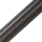 Tucker Top Section for Euro Poles with Tip - 20 Inch - Carbon Fiber Detailed Close-Up View