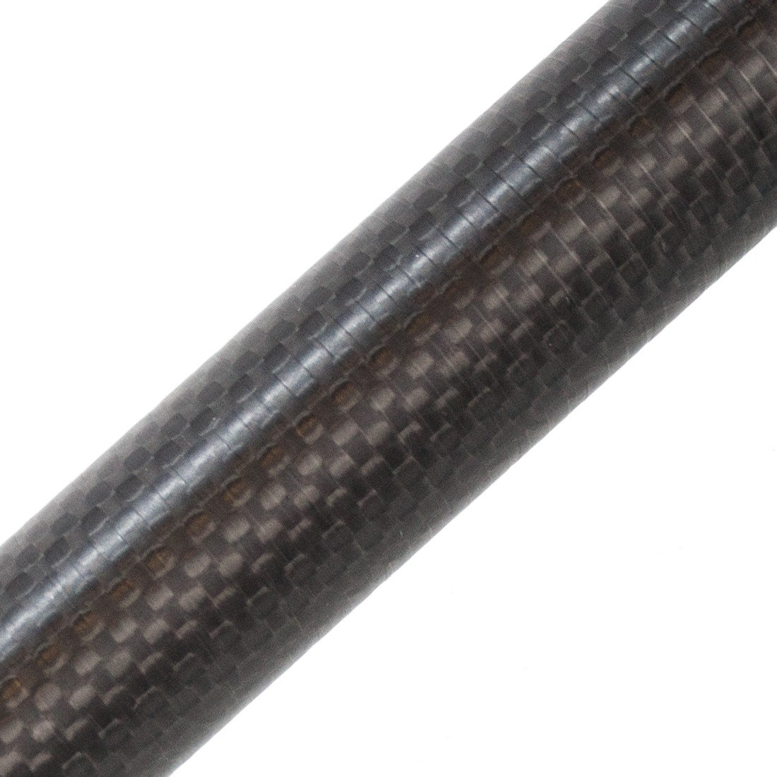 Tucker Top Section for Euro Poles with Tip - 20 Inch - Carbon Fiber Detailed Close-Up View