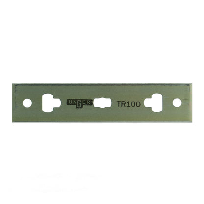 Unger Carbon Blades - Fits Pro Trim ErgoTec Glass Scraper - 4 Inch - Single Blade Front View
