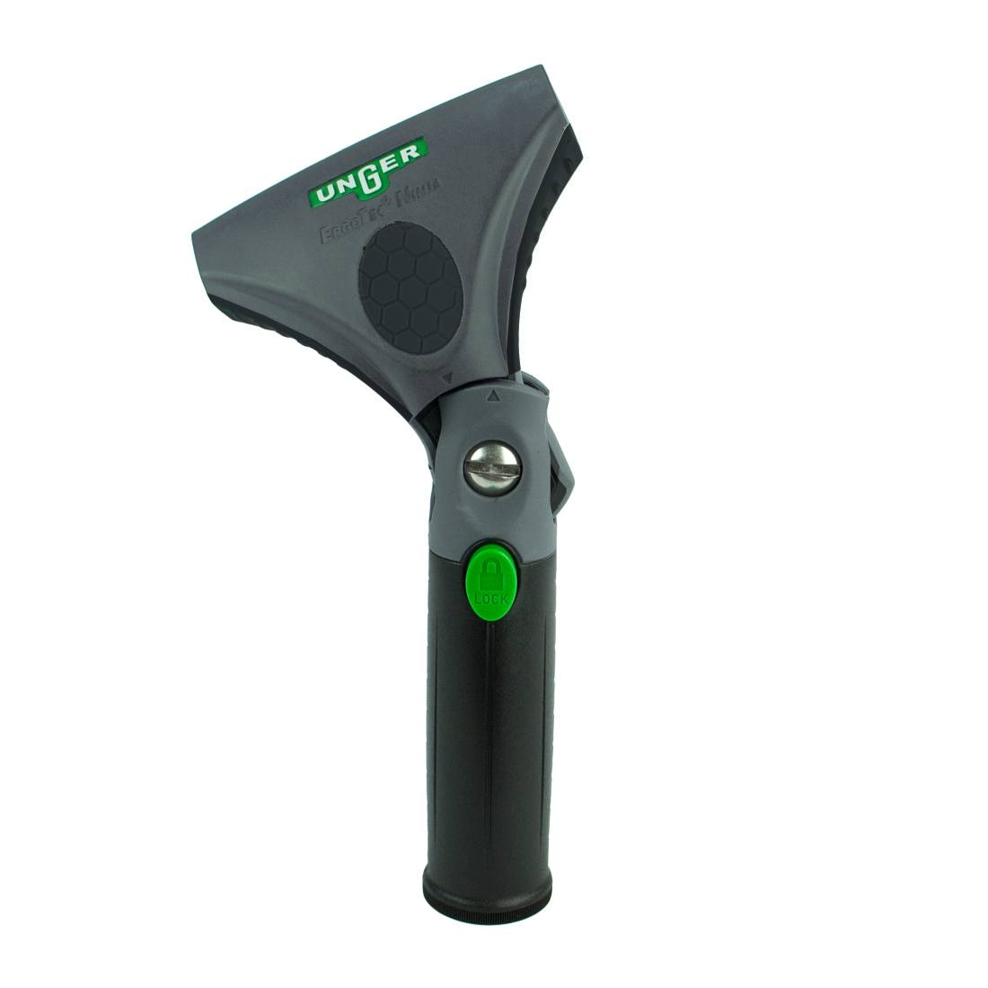 Unger ErgoTec Ninja Squeegee Handle - 30° - Front View with Swiveled Top