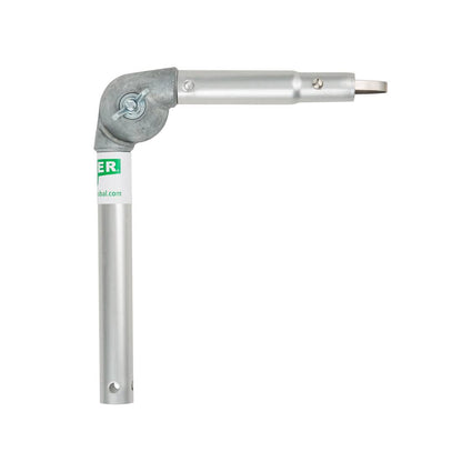Unger Zinc Cranked Joint Angle Adapter - Right Side View