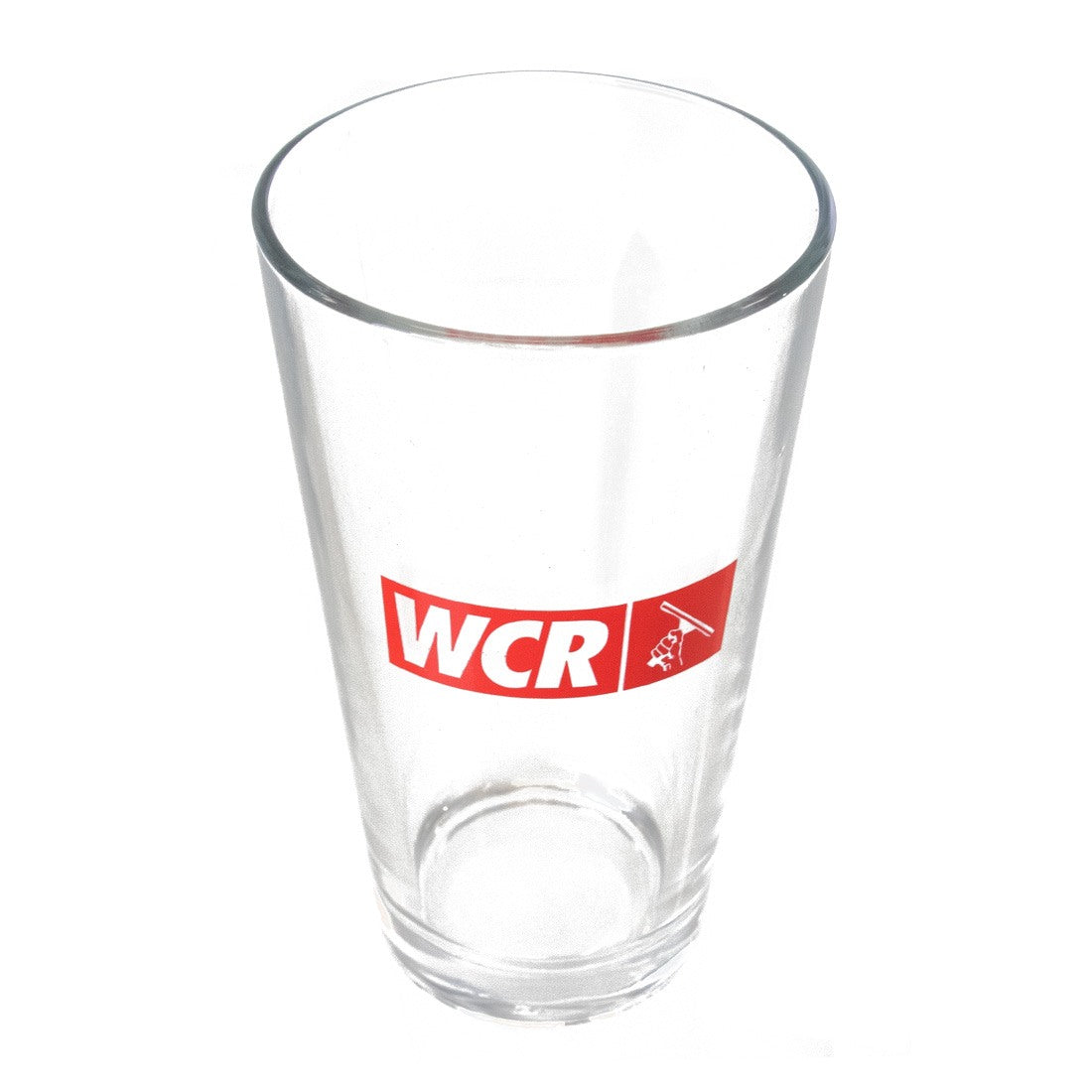 WCR Pint Glass - Top Angle Front View