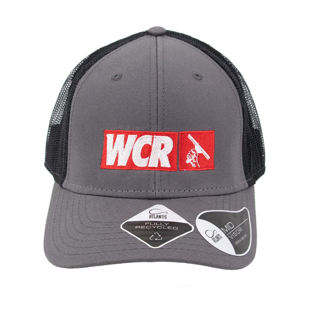 WCR Trucker Cap - Dark Gray Front View