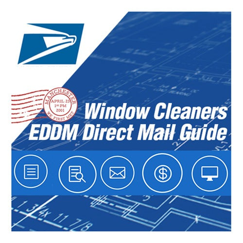 Direct Mail Guide - Window Cleaners Marketing EDDM Direct Mail Guide Front View