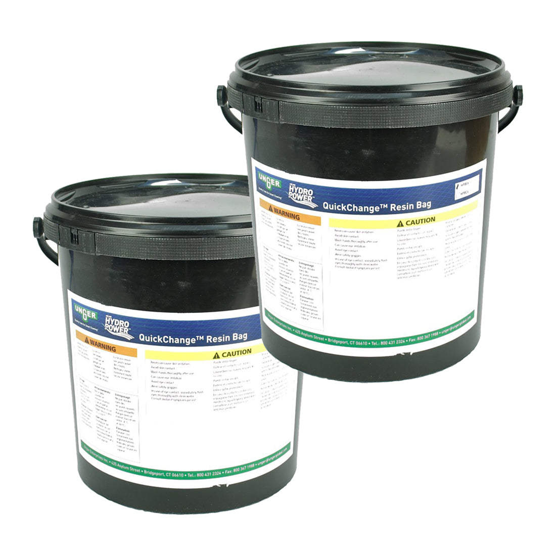 Unger HydroPower Resin Bag - Pack of Two Pail View