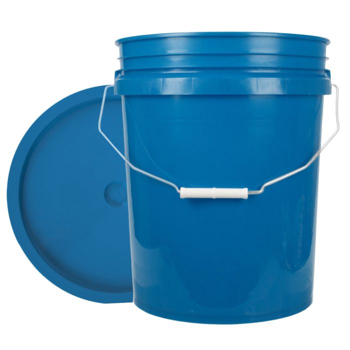 World Enterprises Round Bucket Set Chevron Bucket Color With Chevron Secondary Color Lid Set View