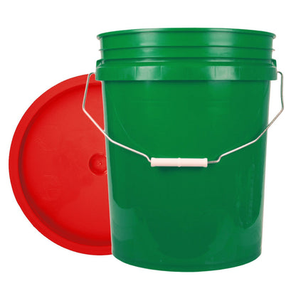 World Enterprises Round Bucket Green Front View