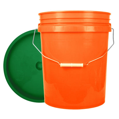 World Enterprises Round Bucket Set Orange Front View