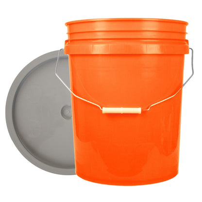 World Enterprises Round Bucket Set Orange Front View