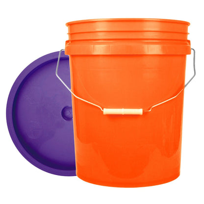 World Enterprises Round Bucket Set Orange Front View
