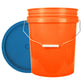 XERO Round Bucket Set Orange and Chevron Full View