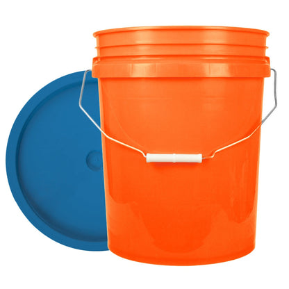 XERO Round Bucket Set Orange and Chevron Full View