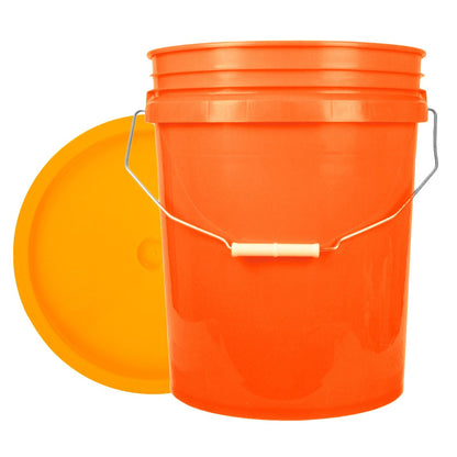 World Enterprises Round Bucket Set Orange Front View