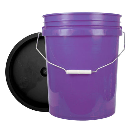 World Enterprises Round Bucket Purple Front View