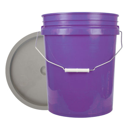 World Enterprises Round Bucket Purple Front View