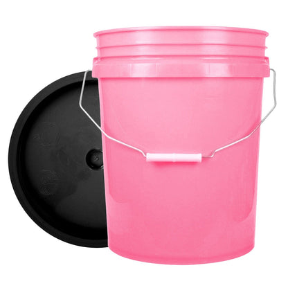 World Enterprises Round Bucket Set Pink Front View