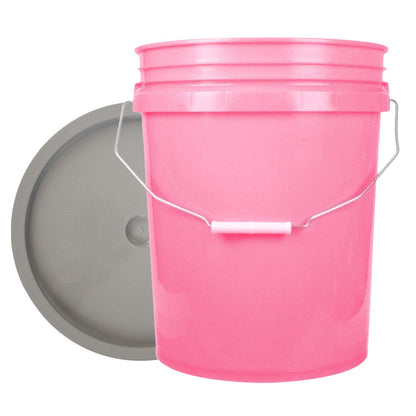 World Enterprises Round Bucket Set Pink Front View