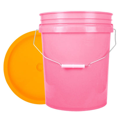 World Enterprises Round Bucket Set Pink Front View