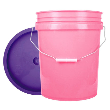 World Enterprises Round Bucket Set Pink Front View