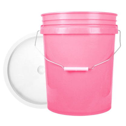 World Enterprises Round Bucket Set Pink Front View