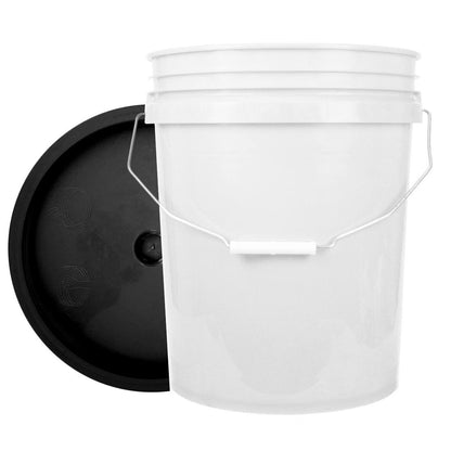 World Enterprises Round Bucket White Front View