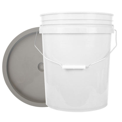 World Enterprises Round Bucket White Front View