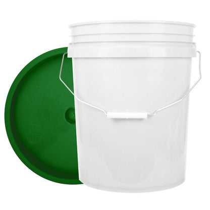 World Enterprises Round Bucket White Front View