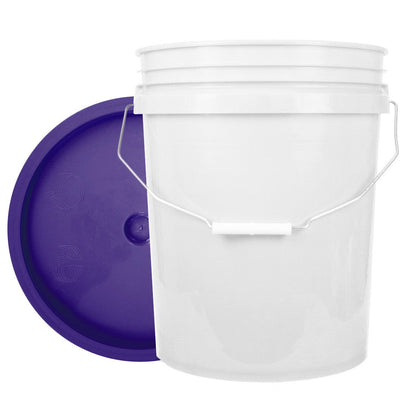 World Enterprises Round Bucket White Front View