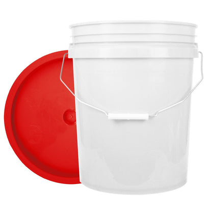 World Enterprises Round Bucket White Front View