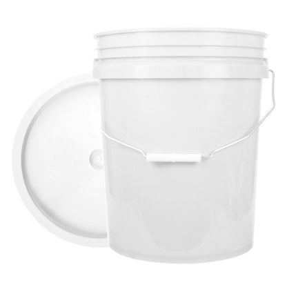 World Enterprises Round Bucket White Front View