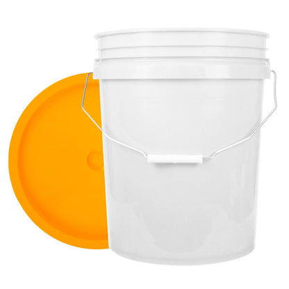 World Enterprises Round Bucket White Front View