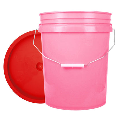 World Enterprises Round Bucket Set Pink Front View