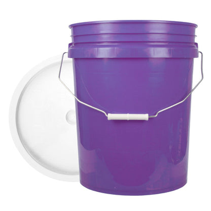 World Enterprises Round Bucket Purple Front View
