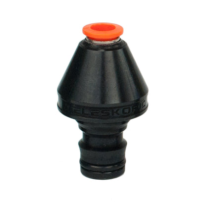 XERO Premium Push Fit to Garden Hose Quick Connect Male - 5/16 Inch - Front View