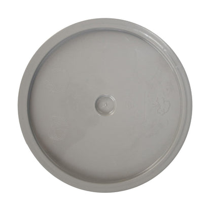 World Enterprises Round Bucket Lid Gray Front View