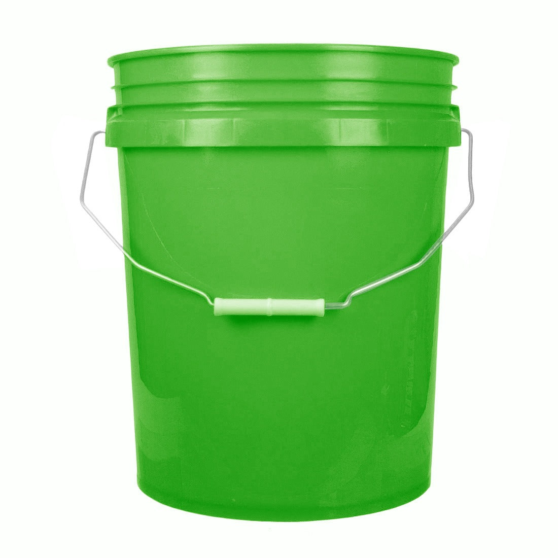 World Enterprises Round Bucket Lime Green Front View